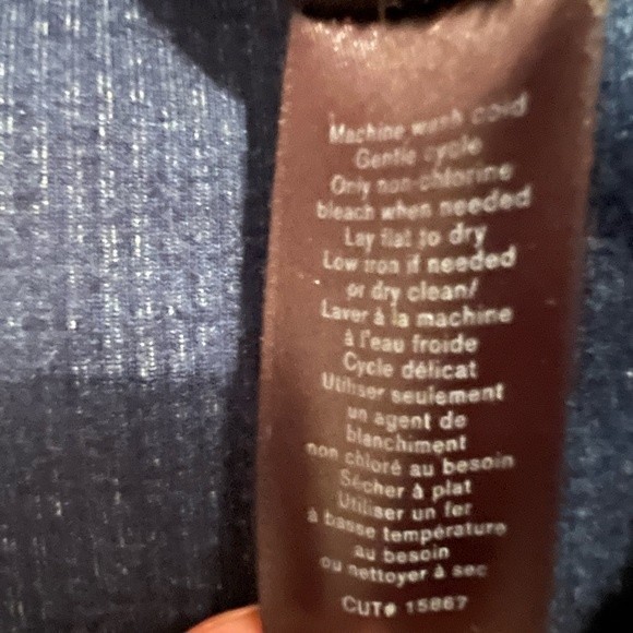 Alice + Olivia jeans size 4 distressed skinny base Jeans dark blue Made in NYC - Picture 7 of 9